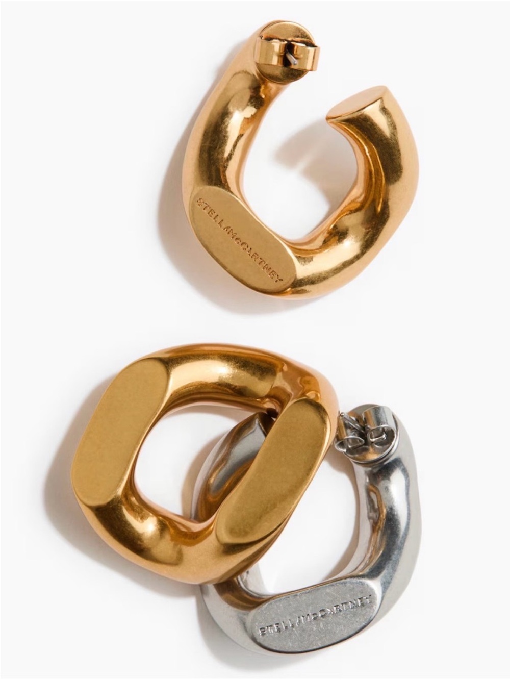 Stella McCartney x H&M two tone earrings - Picture 2 of 8
